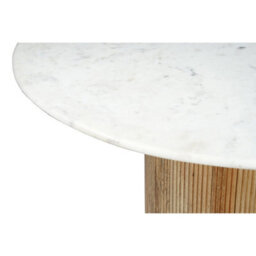 Luxor Real Marbel White Dining Table 120Cm 4 To 6 Seater - thumbnail 4
