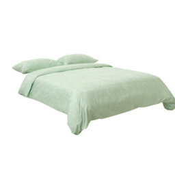 Living And Home Easy Care Small Double Bedding Printed Plant Duvet Cover With 2 Pillowcase Set Bed Linen Set Green Set Of 3 - thumbnail 4
