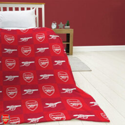 Nal Fc Polyester Checkered Fleece Blanket Red/white (150Cm X 100Cm) - thumbnail 5
