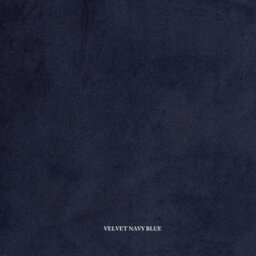 Velvet Wingback Fireside Chair Armchair With Buttons Navy Blue - thumbnail 7