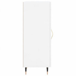 Berkfield Sideboard High Gloss White 34.5X34X90 Cm Engineered Wood - thumbnail 7