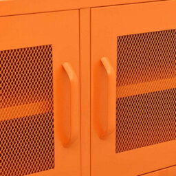 Walplus Tv Cabinet Orange 105X35X50 Cm Steel - thumbnail 8