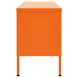 Walplus Tv Cabinet Orange 105X35X50 Cm Steel - thumbnail 4
