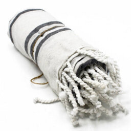 Serenityy Hamman Spa Towel Charcoal 90X170Cm Cotton Hammam-Style Towel - thumbnail 4