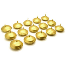 SolaDirect Floating Candles, Pack Of 15, Unscented, Long Burning Time, Tealights Candles, Romantic Decoration Wedding Dinner Christmas (Gold) - thumbnail 6