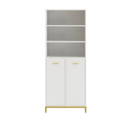 Hygrad Built to Survive Tall Freestanding Bathroom Cabinet With Tilt-Out Laundry Hamper Basket - thumbnail 1