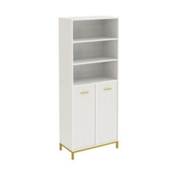 Hygrad Built to Survive Tall Freestanding Bathroom Cabinet With Tilt-Out Laundry Hamper Basket - thumbnail 2