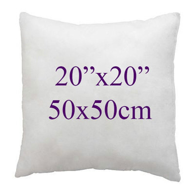 CHILIMILII Duck Feather & Down Cushion Pads Inner Inserts Scatter Deep Filled Plump Cushions 20X20''
