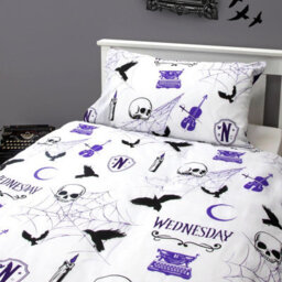 Wednesday Destined Single Polycotton Duvet Cover And Pillowcase Set - thumbnail 6