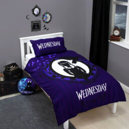 Wednesday Destined Single Polycotton Duvet Cover And Pillowcase Set - thumbnail 3