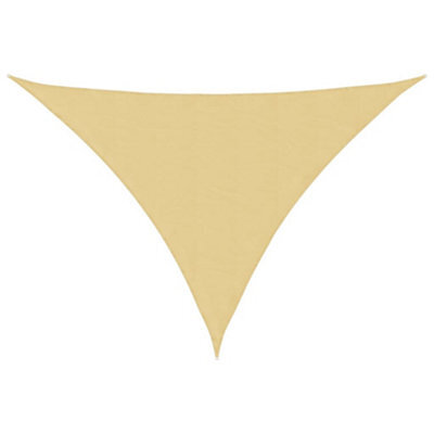 Berkfield Durable Sun Shade Sail Sand 4X4X5.8 M 100% Polyester Oxford