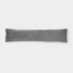 OHS Faux Fur Fleece Draft Excluder Window Insulation Stopper, Grey - 20 X 90Cm - thumbnail 4