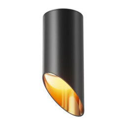 Luminosa Lighting Luminosa Maytoni Lipari Surface Mounted Downlight Black, Gold, 15Cm Gu10 - thumbnail 2