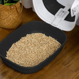 Thehotsale Black Extra Large Hooded Cat Litter Box With Odor Filter Scoop - thumbnail 5