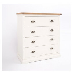 Cabinet Bits Cosenza 4 Drawer Chest Of Drawers Brass Cup Handle - thumbnail 2