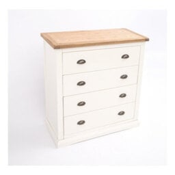 Cabinet Bits Cosenza 4 Drawer Chest Of Drawers Brass Cup Handle - thumbnail 3