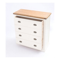 Cabinet Bits Cosenza 4 Drawer Chest Of Drawers Brass Cup Handle - thumbnail 4
