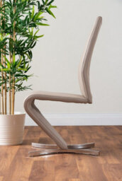 Furniturebox Uk Selina Round Dining Table And 2 Cappuccino Willow Chairs - thumbnail 8