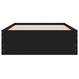 Berkfield Bed Frame With Drawers Without Mattress Black 75X190 Cm Small Single - thumbnail 6