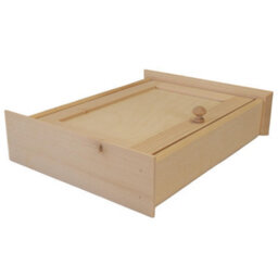 Woodeedoo Wooden Key Box Cabinet With 6 Hooks Wall Mounted Indoor Key Holder Rack For Hallway Kitchen Home Storage 20X6X29.5Cm - thumbnail 6