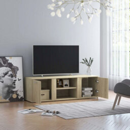 Vidaxl Tv Cabinet Sonoma Oak 120X34X37 Cm Engineered Wood - thumbnail 4