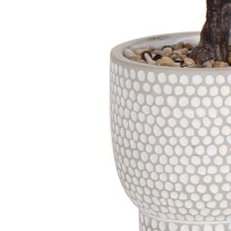 Green 53Cm Olive Artificial Plant In Grey Ceramic Pot - thumbnail 2