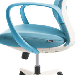 Beliani Modern Office Chair Foama Blue - thumbnail 8
