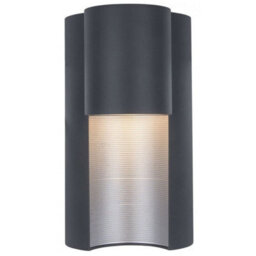CGC Lighting Cgc Gemma Dark Grey Curved Led Outdoor Wall Light - thumbnail 2
