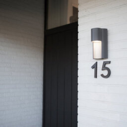 CGC Lighting Cgc Gemma Dark Grey Curved Led Outdoor Wall Light - thumbnail 1
