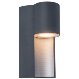 CGC Lighting Cgc Gemma Dark Grey Curved Led Outdoor Wall Light - thumbnail 3