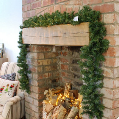 270Cm (9Ft) X 25Cm Samuel Alexander Pine Christmas Garland Decoration Green - image 1