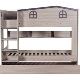 Seconique Hector Bunk Bed & Trundle Set - Ash Grey - thumbnail 5