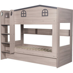 Seconique Hector Bunk Bed & Trundle Set - Ash Grey - thumbnail 6