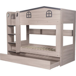 Seconique Hector Bunk Bed & Trundle Set - Ash Grey - thumbnail 7