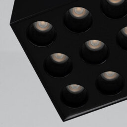 Luminosa Lighting Luminosa Ozzy Minimalistic Surface Mounted Downlight Black - thumbnail 4