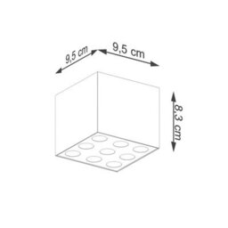 Luminosa Lighting Luminosa Ozzy Minimalistic Surface Mounted Downlight Black - thumbnail 5