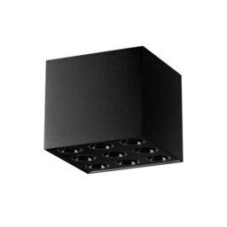 Luminosa Lighting Luminosa Ozzy Minimalistic Surface Mounted Downlight Black - thumbnail 1