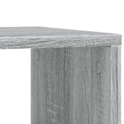 Berkfield Side Table With Wheels Grey Sonoma 50X30X55 Cm Engineered Wood - thumbnail 8