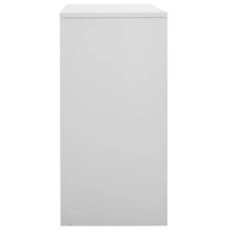 Walplus Locker Cabinets 2 Pcs Light Grey 90X45X92.5 Cm Steel - thumbnail 4