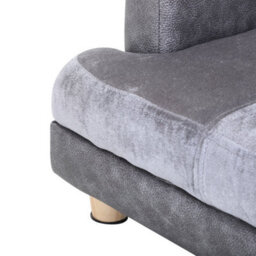 PawHut Grey Dog Sofa Bed With Soft Padded Cushion For Small Dogs - thumbnail 9