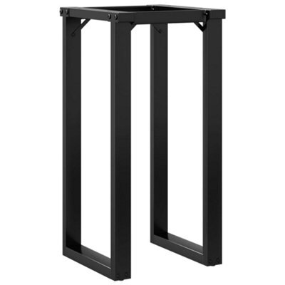 Berkfield Industrial Dining Table Legs O-Frame 40X40X73 Cm Steel