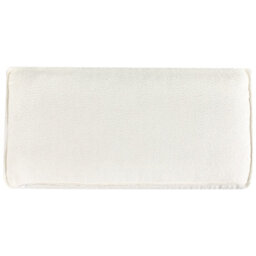 Wyld And Coco Novacasa Ottoman Footstool - Off-White Boucle, Square Minimalist Design - thumbnail 9