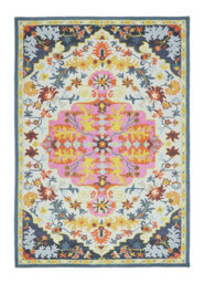 Luxurious Multicolor Rug, Handmade Bedroom, & Livingroom Rug, 9mm Thick Traditional Rug, Multicolor Rugs-160Cm X 230Cm - thumbnail 1