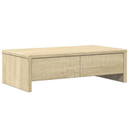 Walplus Monitor Stand With Drawers Sonoma Oak 50X27X15 Cm Engineered Wood - thumbnail 2