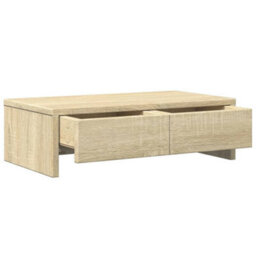 Walplus Monitor Stand With Drawers Sonoma Oak 50X27X15 Cm Engineered Wood - thumbnail 5