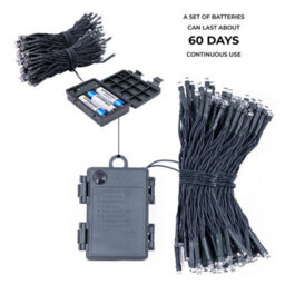 The Christmas Workshop 71150 200 Battery Operated Warm White Christmas Lights - thumbnail 4
