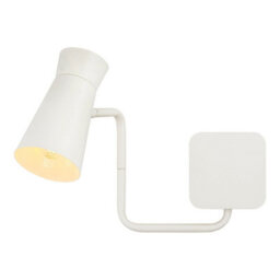 Luminosa Lighting Luminosa Lord Adjustable Reading Wall Light Cream White E14 - thumbnail 1