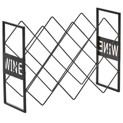 Wine Rack BALLYBAY Metal Black - image 1