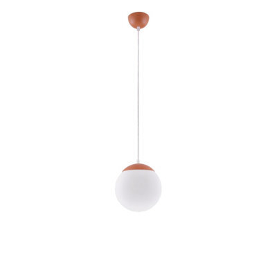 Sollux Lighting Ugo Steel/glass Red Ochre 1 Lights Minimalist Pendant Lamps - image 1