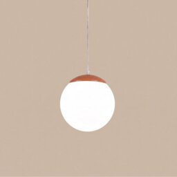 Sollux Lighting Ugo Steel/glass Red Ochre 1 Lights Minimalist Pendant Lamps - thumbnail 4